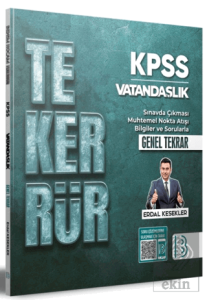 Tekerrür - KPSS - Vatandaşlık Genel TekraR