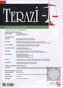 Terazi Aylık Hukuk Dergisi Sayı:104 Nisan 2015