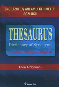 Thesaurus Dictionary Of Synonyms İngilizce Eş Anla