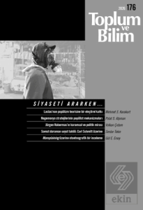 Toplum ve Bilim Dergisi Sayı: 176