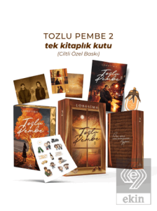Tozlu Pembe 2 - Tek Kitaplık Kutu Yan Boyamalı
