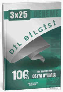 Tüm Sınavlar İçin 3x25 Dil Bilgisi Deneme