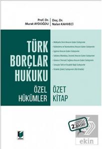 Türk Borçlar Hukuku Özel Hükümler Özet Kitap