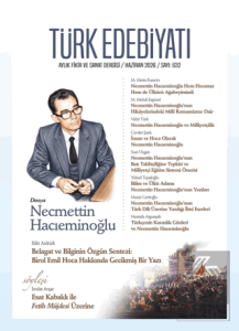 Türk Edebiyatı Aylık Fikir ve Sanat Dergisi Sayı: 632 Haziran 2026