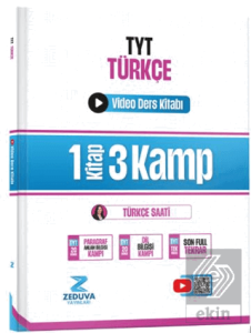Türkçe Saati TYT Türkçe 1 Kitap 3 Kamp Video Ders Kitabı