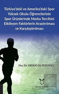 Türkiye'deki ve Amerika'daki Spor Yüksek Okulu Öğr