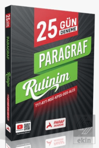 TYT 25 Günde Rutin Paragraf Branş Denemeleri