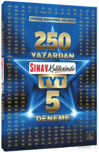 TYT 250 Yazardan Sınav Kalitesinde 5 Deneme