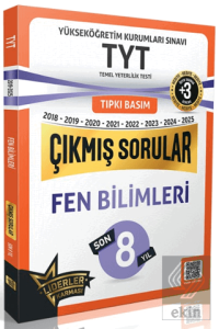 TYT Fen Bilimleri Son 7 Yıl Çıkmış Sorular +3 ÖSYM Benzer Deneme Hediyeli (2018-2025)
