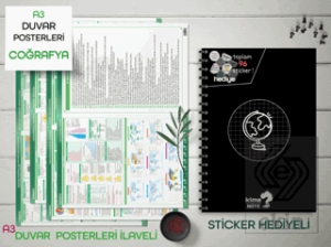 TYT Kareli Coğrafya Okul Defteri Konu Anlatımlı 4 