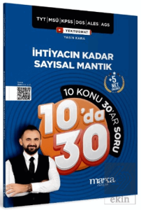TYT MSÜ KPSS DGS ALES AGS Yektugmat İhtiyacın Kadar Sayısal Mantık 10 Konu 30ar Soru Bankası Çözümlü