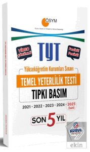 TYT Son 5 Yıl Tıpkı Basım Çıkmış Soru Kitapçıkları