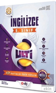 Ulti Yayınları 5. Sınıf İngilizce Haftalık Ödev Föyleri
