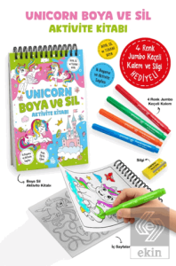 Unicorn – Boya ve Sil Aktivite Kitabı / 3 Yaş +
