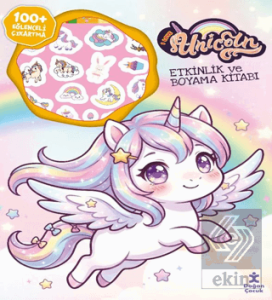 Unicorn Çok Çıkartmalı Boyama Kitabı