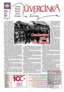 Üvercinka Dergisi: 107 - 108 - Eylül Ekim 2023