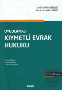 Uygulamalı Kıymetli Evrak Hukuku-SevilayUzunallı