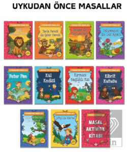 Uykudan Önce Masallar Seti (10 Kitap +1 Aktivite Takım)