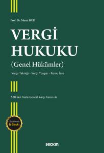 Vergi Hukuku (Genel Hükümler)