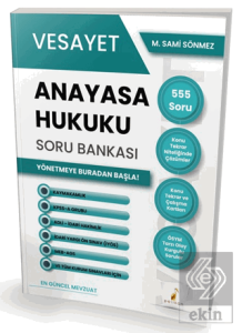 Vesayet Anayasa Hukuku Soru Bankası