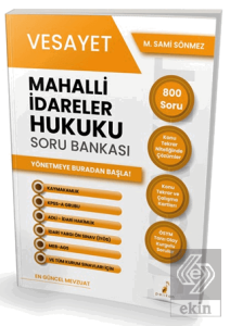 Vesayet Mahalli İdareler Hukuku Soru Bankası