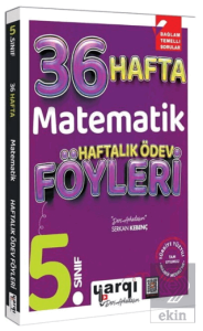 Yargı Ders Arkadaşım 5. Sınıf Matematik 36 Haftalık Ödev Föyleri