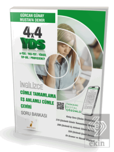 YDS İngilizce 4x4 Cümle Tamamlama Eş Anlamlı Cümle Çeviri Soru Bankası