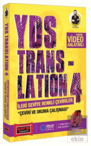 YDS Translation 4 İleri Seviye Renkli Çeviriler
