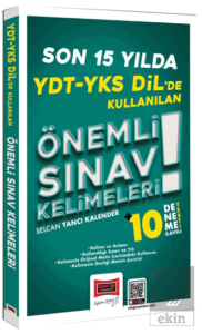YDT YKS Dilde Son 15 Yılda Kullanılan Önemli Sınav Kelimeleri