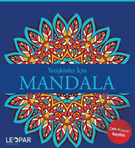 Yetişkinler İçin Mandala-Lacivert