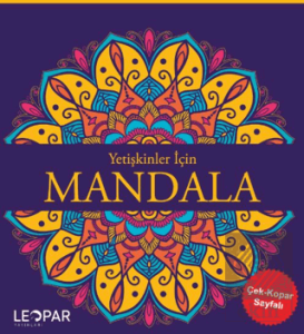 Yetişkinler İçin Mandala-Mor