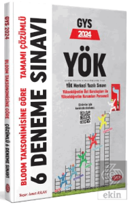 YÖK GYS 6 Deneme Sınavı Karekod Çözümlü