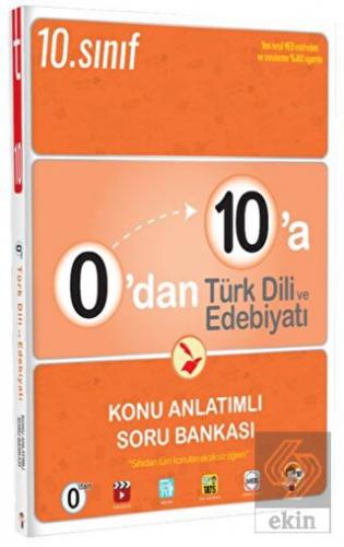 0 dan 10 a Türk Dili ve Edebiyatı Konu Anlatımlı S