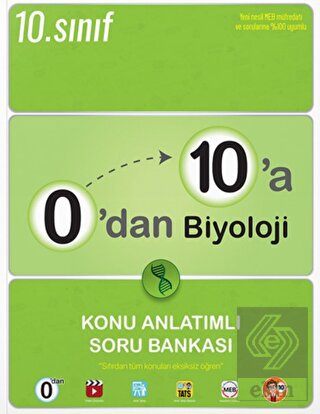 0'dan 10'a Biyoloji Konu Anlatımlı Soru Bankası