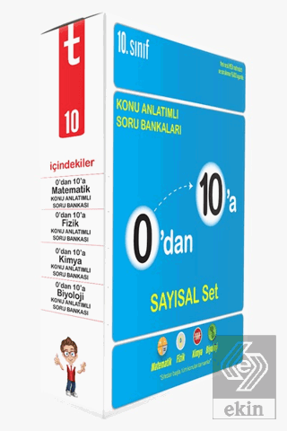 0'dan 10'a Konu Anlatımlı Soru Bankası Sayısal Set