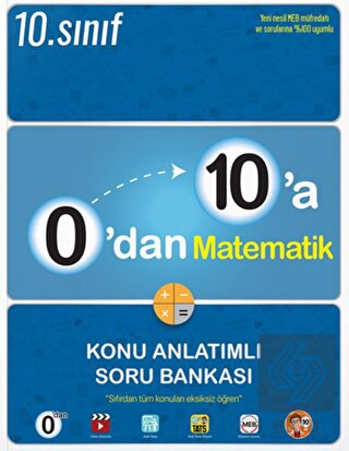0'dan 10'a Matematik Konu Anlatımlı Soru Bankası T