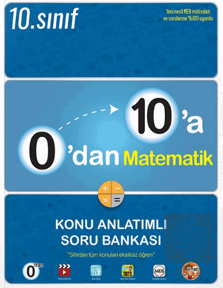 0'dan 10'a Matematik Konu Anlatımlı Soru Bankası T