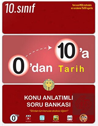 0'dan 10'a Tarih Konu Anlatımlı Soru Bankası