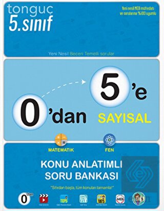 0'dan 5'e Sayısal Konu Anlatımlı Soru Bankası