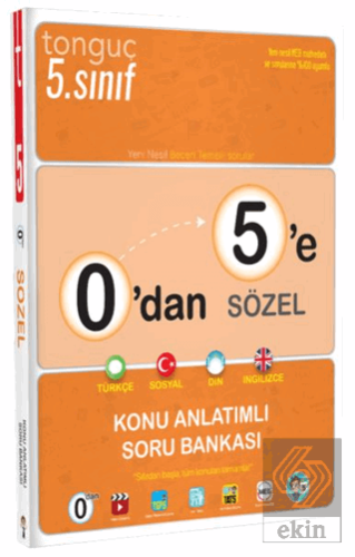 0'dan 5'e Sözel Konu Anlatımlı Soru Bankası