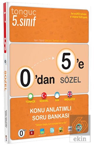 0'dan 5'e Sözel Konu Anlatımlı Soru Bankası