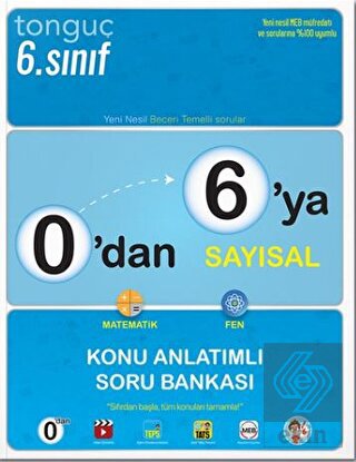 0'dan 6'ya Sayısal Konu Anlatımlı Soru Bankası Ton