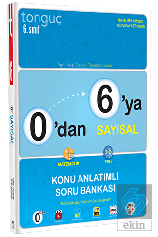 0'dan 6'ya Sayısal Konu Anlatımlı Soru Bankası