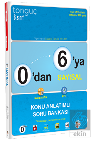 0'dan 6'ya Sayısal Konu Anlatımlı Soru Bankası