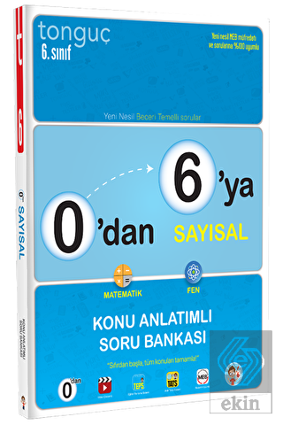 0'dan 6'ya Sayısal Konu Anlatımlı Soru Bankası