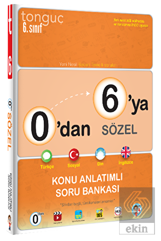 0'dan 6'ya Sözel Konu Anlatımlı Soru Bankası