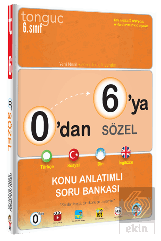 0'dan 6'ya Sözel Konu Anlatımlı Soru Bankası