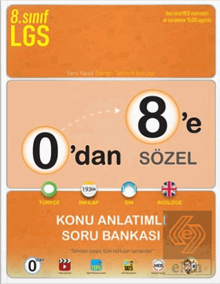 0'dan 8'e Sözel Konu Anlatımlı Soru Bankası Tonguç