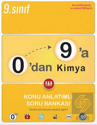 0'dan 9'a Kimya Konu Anlatımlı Soru Bankası Tonguç