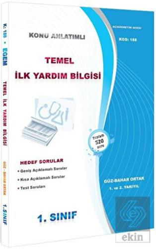 1. Sınıf 1. ve 2. Yarıyıl Temel İlk Yardım Bilgisi